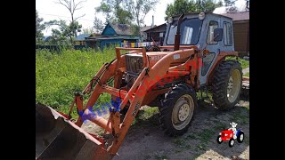 Шины Ozka 8.3-24 на тракторе передняя ось, фото видео от нашего Покупателя, MinyTraktor.ru